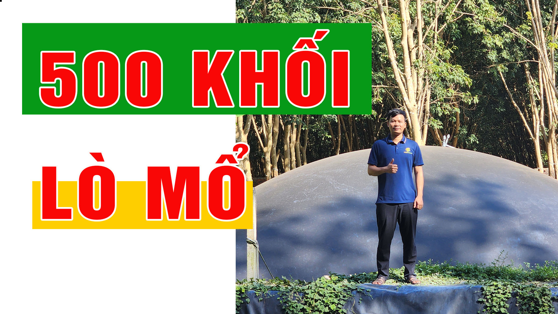 500 khối | Hệ thống túi biogas lò mổ – Giải pháp xanh cho xử lý chất thải và tái tạo năng lượng tại Việt Nam